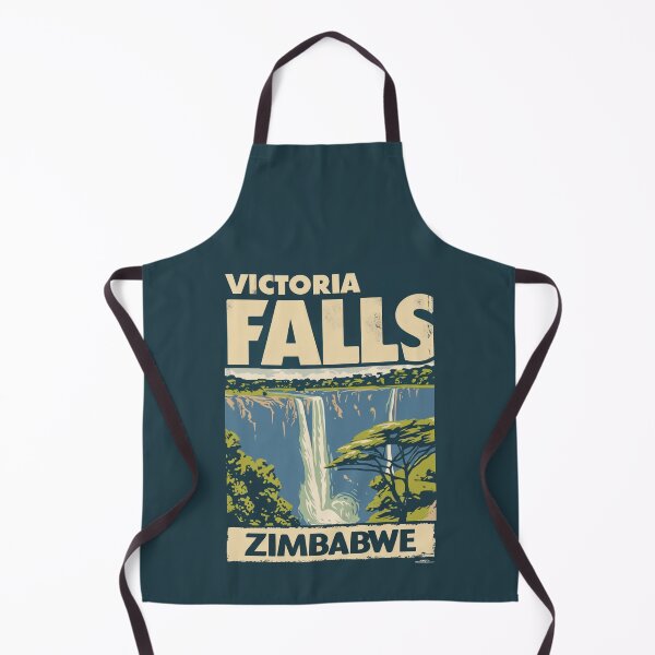 Item preview, A Vintage Travel Illustration of the Victoria Falls - Zimbabwe designed and sold by GoodOldVintage.