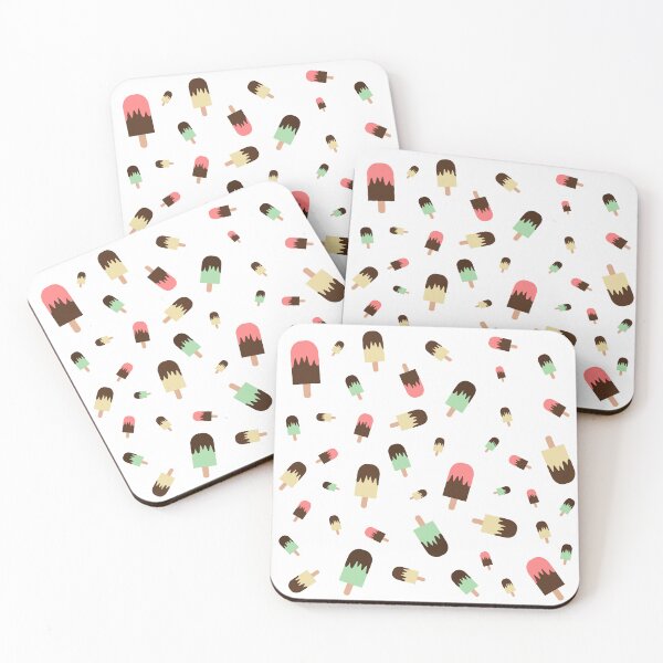 Item preview, Summer Pastel Popsicle Pattern designed and sold by rainbowchaseart.
