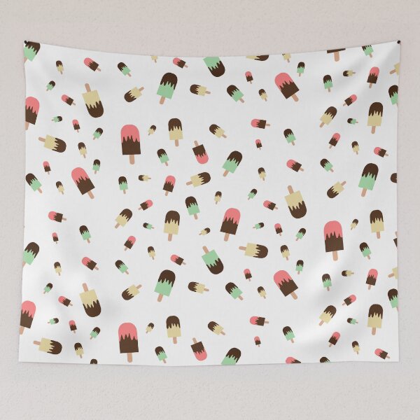 Item preview, Summer Pastel Popsicle Pattern designed and sold by rainbowchaseart.