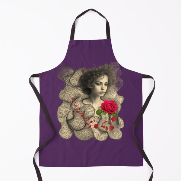 Item preview, Gentle girl with a rose. designed and sold by Zofia Sosnecka.