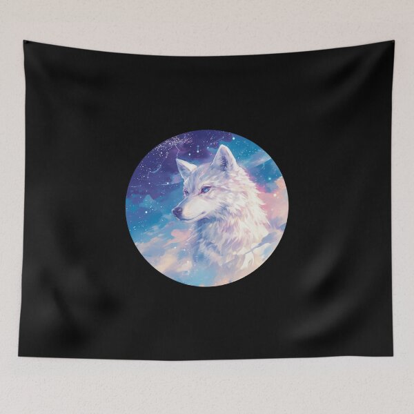 Item preview, White Wolf // Aesthetic White Wolf // Galaxy //  wolf lover designed and sold by SMARTKIT  DESIGNAGENCY.