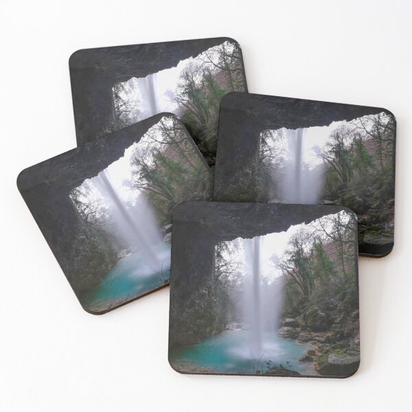 Item preview, The great cave waterfall - back designed and sold by Onyria Art.