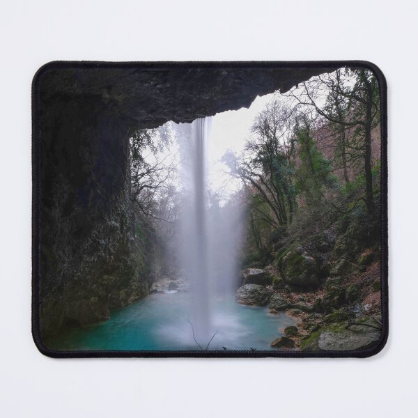 Item preview, The great cave waterfall - back designed and sold by Onyria Art.