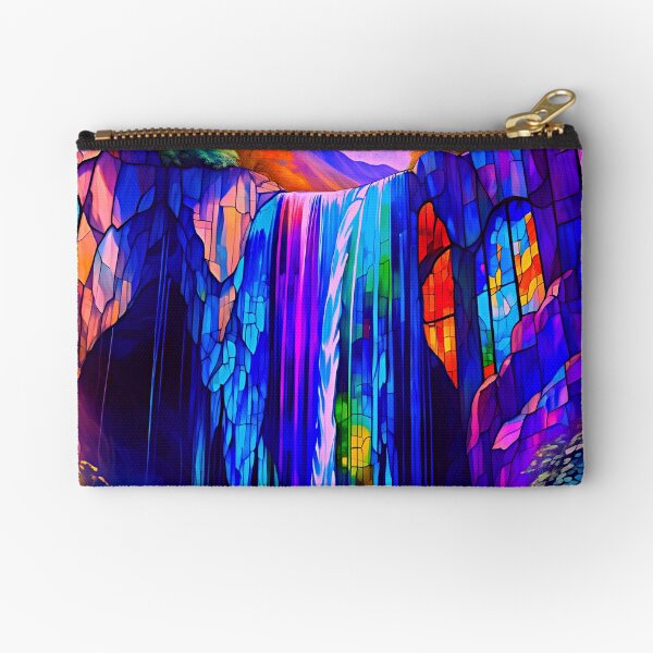 Item preview, Colorful Stained Glass Waterfall designed and sold by LangfordVenfour.