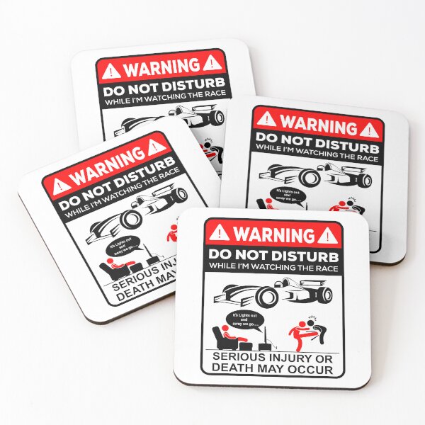 Item preview, Warning I'm watching F1 designed and sold by ElseWorldDesign.