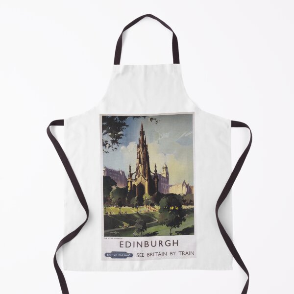 Item preview, Edinburgh, Scotland - Vintage Railway Travel Poster - 1950s designed and sold by BASlade93.