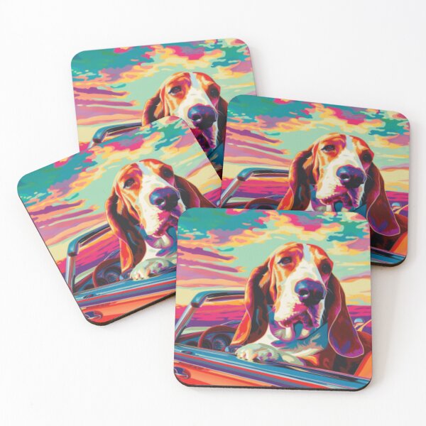 Item preview, Basset in a Convertible designed and sold by SkyBridgePRJ.