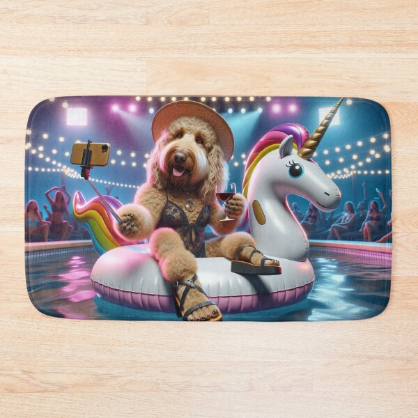 Item preview, Labradoodle Social Media Celeb Taking Selfies designed and sold by TheDogOnIt.