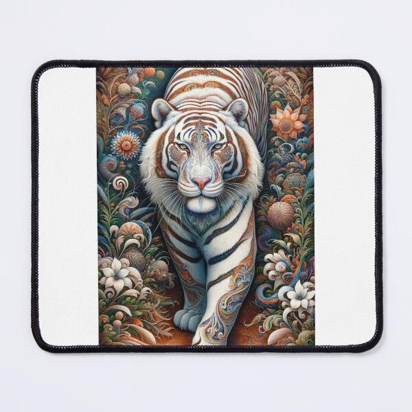 Item preview, Mystical white tiger designed and sold by FusiTink.