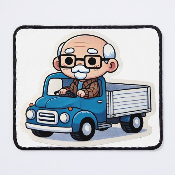 Item preview, grandad in truck designed and sold by COWELLM.