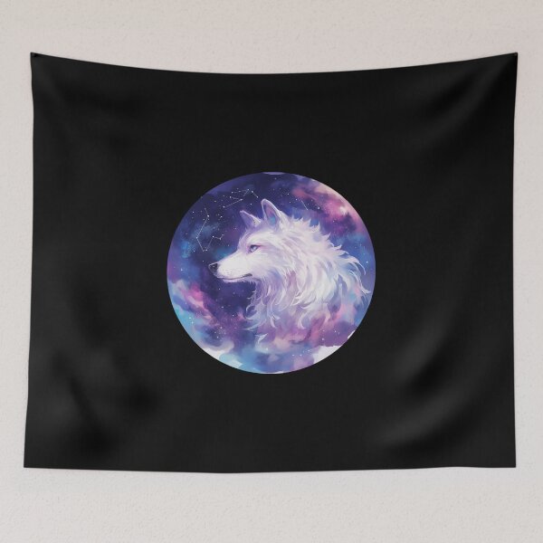 Item preview, White Wolf // Aesthetic White Wolf // Galaxy //  wolf lover designed and sold by SMARTKIT  DESIGNAGENCY.