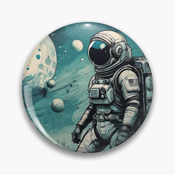 Aperçu de l'œuvre Spaceman solidaire créée et vendue par Caffeine-Space.