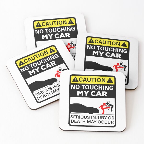 Item preview, No touching my car designed and sold by ElseWorldDesign.