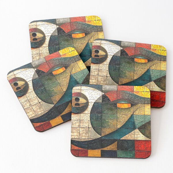 Item preview, Abstract Squares - Cubism designed and sold by KootenayDesigns.