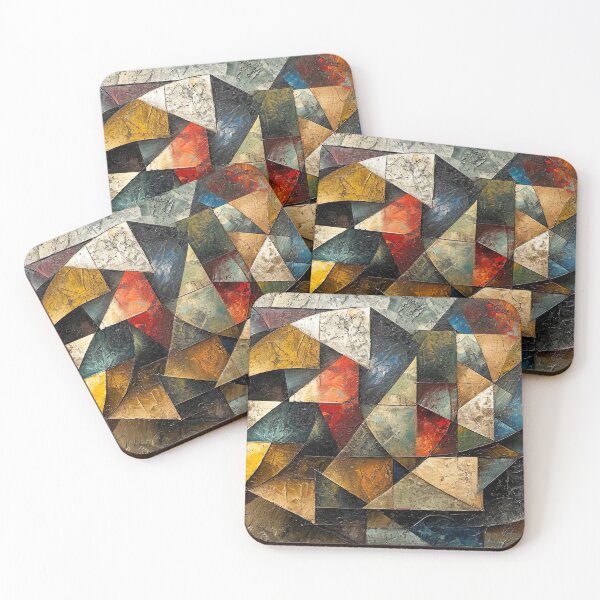 Item preview, Abstract Triangles - Cubism designed and sold by KootenayDesigns.