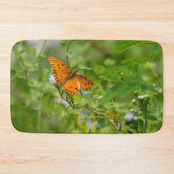 Item preview, Gulf Fritillary on Blue Mistflower designed and sold by Debra Martz.