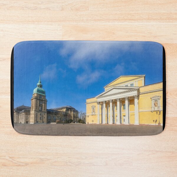 Item preview, Darmstadt: Karolinenplatz with the Hessian State Museum and State Archives designed and sold by pixxelmixx.