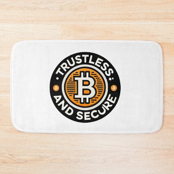 Item preview, Bitcoin crypto design - Trustless and secure designed and sold by NoCompetition.