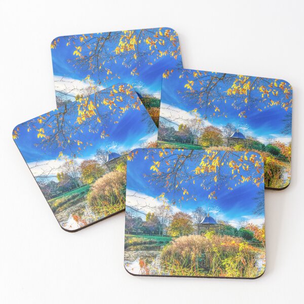 Item preview, Darmstadt: Autumn atmosphere in the Prinz-Emil-Garden designed and sold by pixxelmixx.