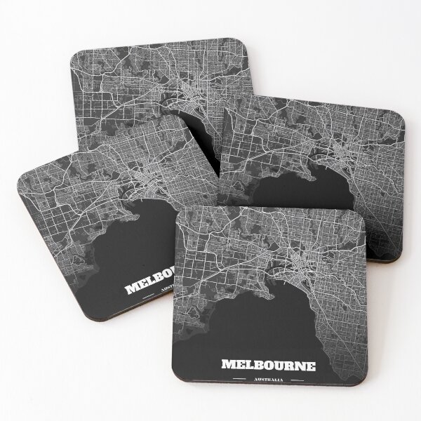 Item preview, Melbourne City Map designed and sold by JayDesignLabs.