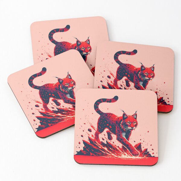 Item preview, Lava Fire Lynx, Ai Generated Art  designed and sold by ACC .