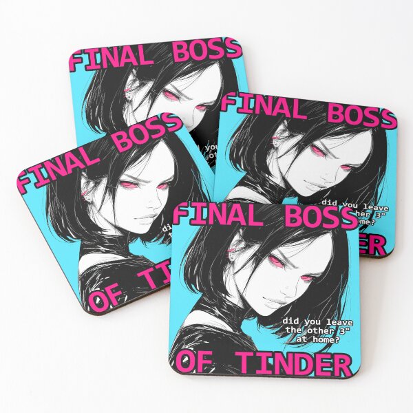 Item preview, final boss of tinder: female version designed and sold by poeticboredom.