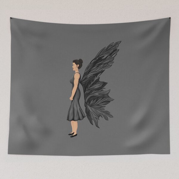 Item preview, Charcoal Oak Fae designed and sold by lezell.
