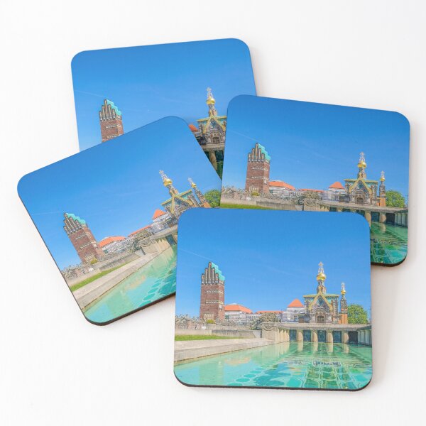Item preview, Darmstadt: UNESCO World Heritage Mathildenhöhe Artists’ Colony with Wedding Tower, Water Basin and Russian Chapel designed and sold by pixxelmixx.