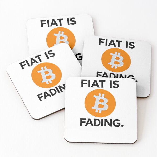 Item preview, Fiat is fading Bitcoin design designed and sold by NoCompetition.