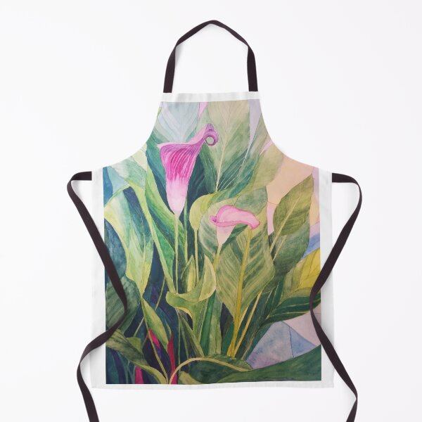 Item preview, Pink Calla lilies watercolour painting designed and sold by esvb.