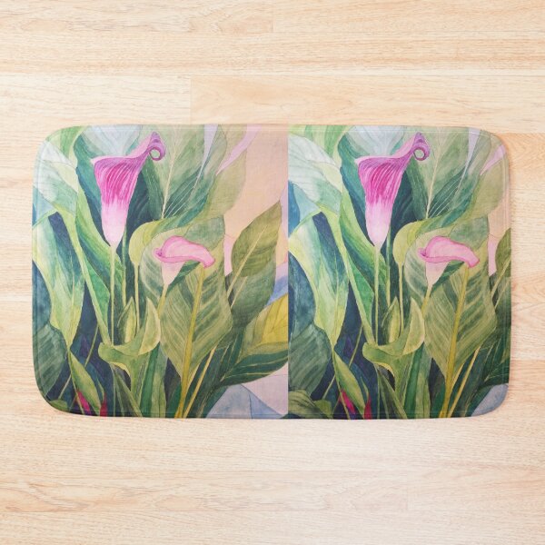 Item preview, Pink Calla lilies watercolour painting  designed and sold by esvb.