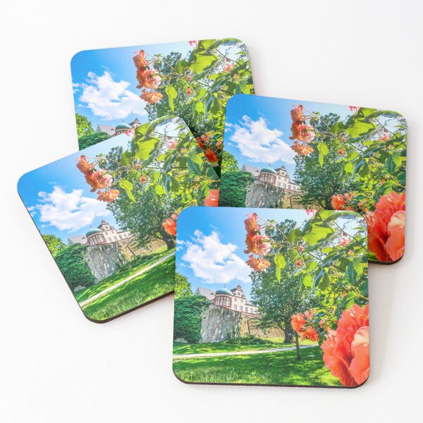 Item preview, Darmstadt: Picturesque view of the Residenzschloss from the castle moat designed and sold by pixxelmixx.