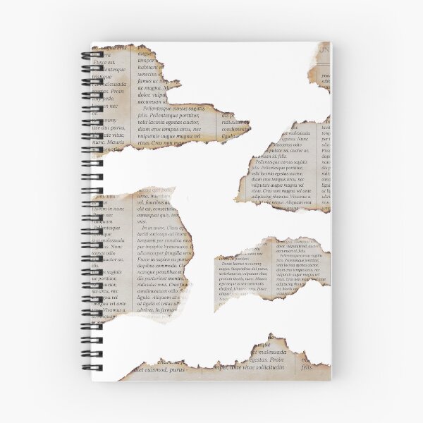 Item preview, Burn Newspaper for Journaling designed and sold by Tristiana.