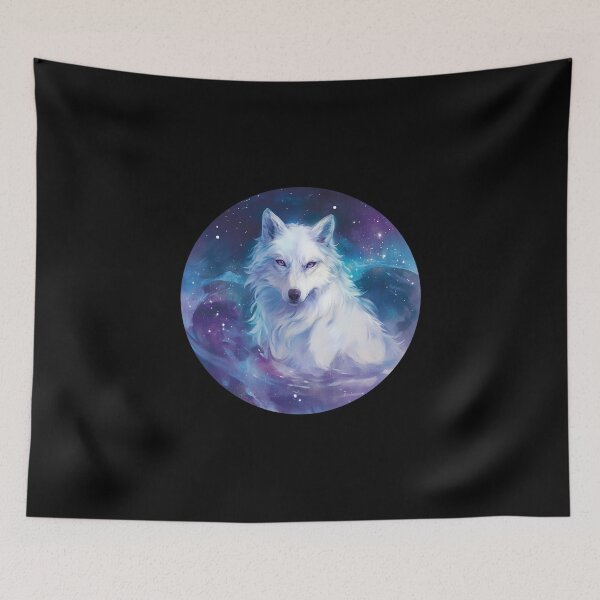 Item preview, White Wolf // Aesthetic White Wolf // Galaxy //  wolf lover designed and sold by SMARTKIT  DESIGNAGENCY.