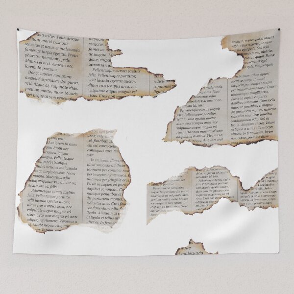 Item preview, Burn Newspaper for Journaling designed and sold by Tristiana.