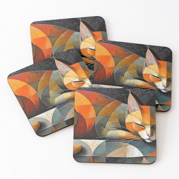 Item preview, Cat - Cubism designed and sold by KootenayDesigns.