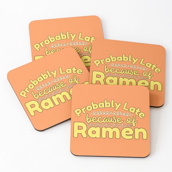 Item preview, Probably Late Because of Ramen Love designed and sold by Renata Illustrata.