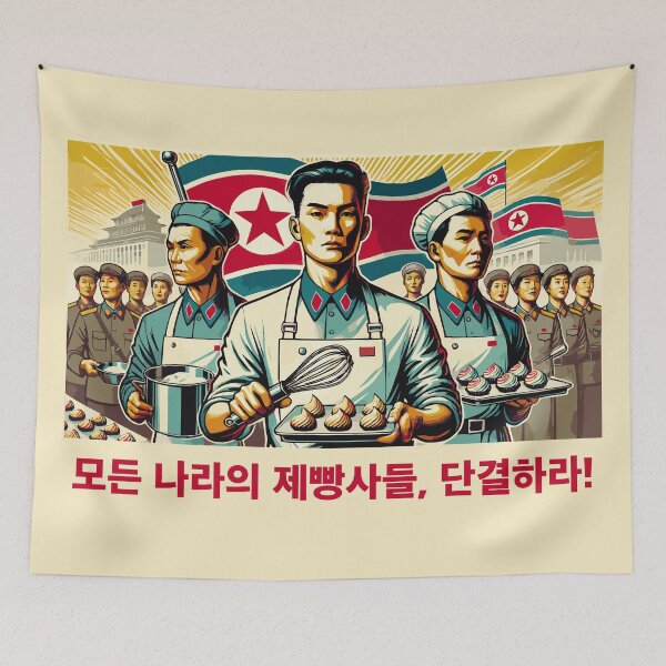 Item preview, “Pastry Chefs of All Countries, Unite!” DPRK North Korea designed and sold by dqb1242.