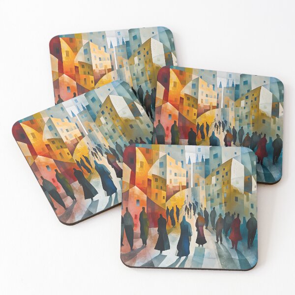 Item preview, City People - Cubism designed and sold by KootenayDesigns.