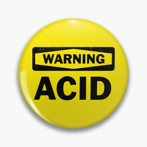 Item preview, Warning Acid Sign designed and sold by SkylaDusk.