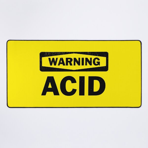 Item preview, Warning Acid Sign designed and sold by SkylaDusk.