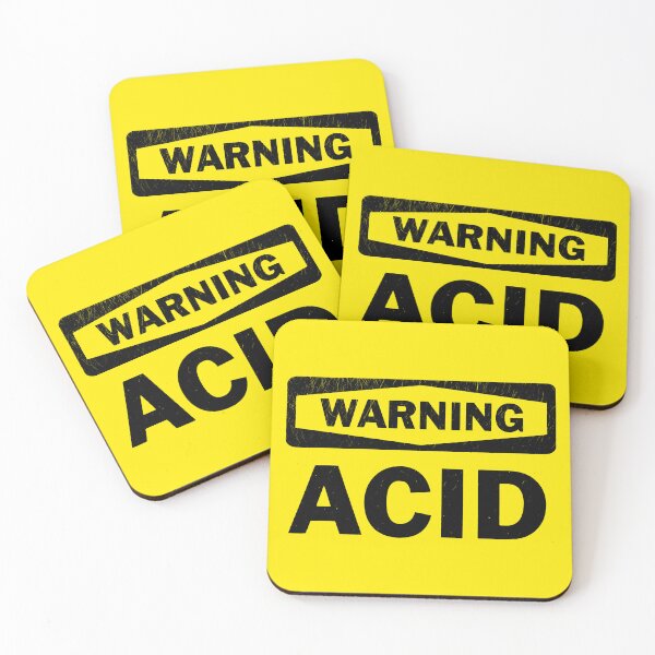 Item preview, Warning Acid Sign designed and sold by SkylaDusk.