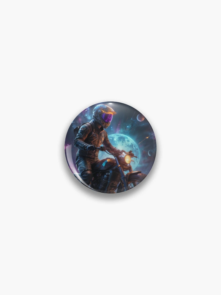 Thumbnail 1 of 3, Pin, Cosmic Rider designed and sold by CosmixT.