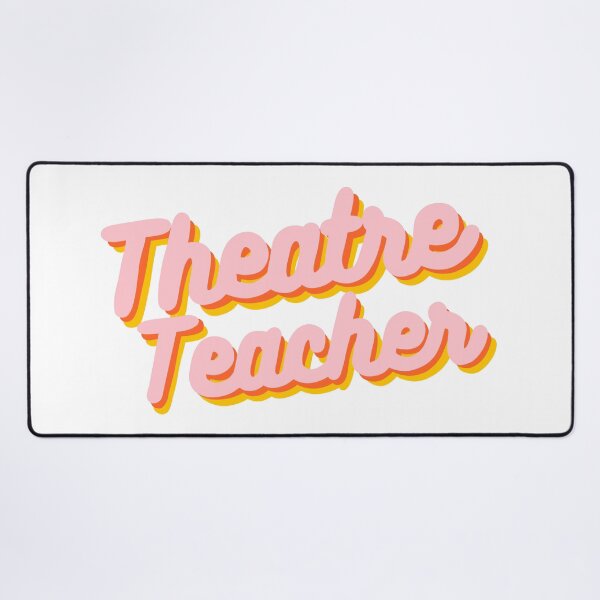 Item preview, Retro Theater TeacherDesign in Pink, Yellow, & Orange designed and sold by WildeandCo.