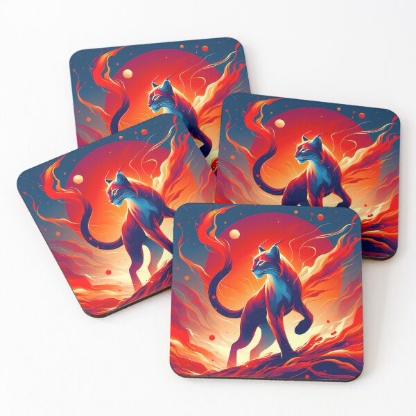 Item preview, Lava Fire Lynx, Ai Generated Art  designed and sold by ACC .