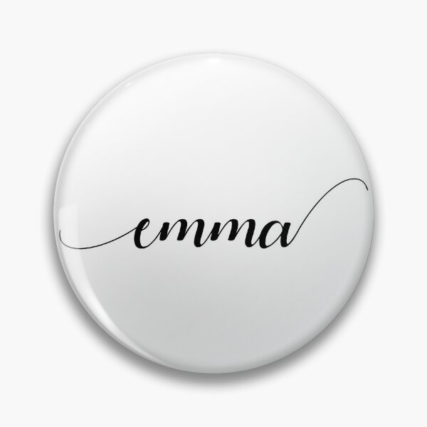 Item preview, Emma - Custom name on delicate black cursive font designed and sold by To the Lua.