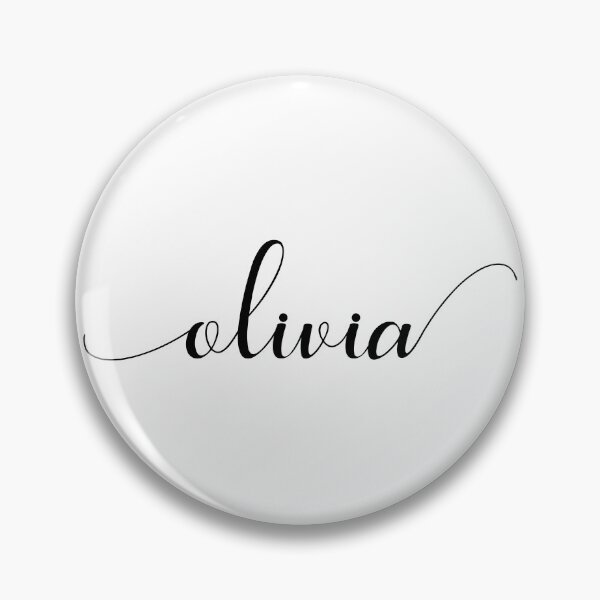 Item preview, Olivia - Custom name on delicate black cursive font designed and sold by To the Lua.