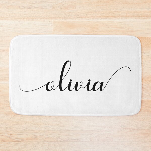 Item preview, Olivia - Custom name on delicate black cursive font designed and sold by To the Lua.