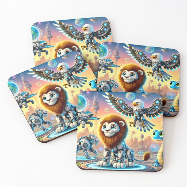 Item preview, Robotic Animals in a Futuristic World designed and sold by Marinaso.
