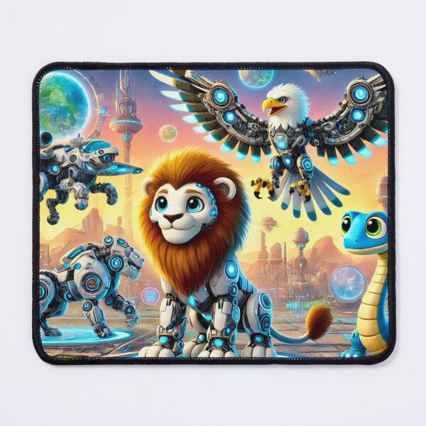 Item preview, Robotic Animals in a Futuristic World designed and sold by Marinaso.